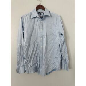 Murano Mens's Liquid Luxury Polka Dot Dress Shirt sz Medium